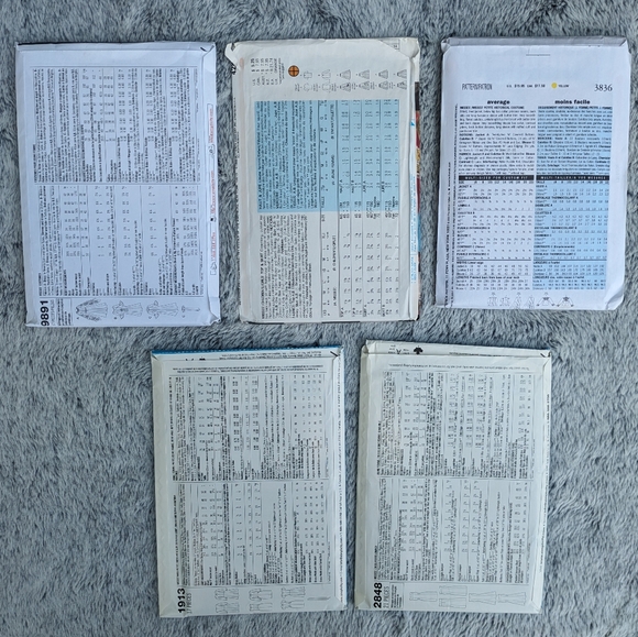 Costumes & Project Runway Pattern Bundle Simplicity Butterick - Picture 2 of 4